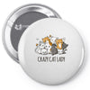 crazy cat lady Pin-back button