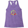 peace simbol Racerback Tank