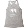 Papa Noun Definition Racerback Tank
