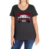 mustang, ideal gift or birthday present Ladies Curvy T-Shirt