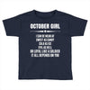 Super October Girl Toddler T-shirt