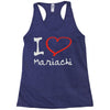 i love mariachi Racerback Tank