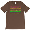 love is love, black lives matter, climate change is real, immigrants m T-Shirt