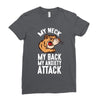 my neck my back my anxiety attack opossum guys tee Ladies Fitted T-Shirt