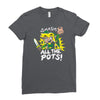 smash all the pots clearance Ladies Fitted T-Shirt