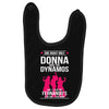 Donna And Dynamos White Letter Baby Bibs