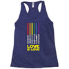 Lightsaber Rainbow - Love Is Love Racerback Tank