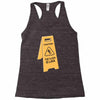 the floor is lava Racerback Tank