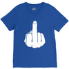 middle finger V-Neck Tee