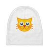 cat yellow Baby Beanies