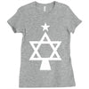 chrismukkah tree christmas Ladies Fitted T-Shirt