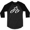 cyclist road bike biking 3/4 Sleeve Shirt
