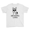 no drama llama Youth Tee