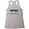 sound activated flashing light Racerback Tank