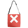 cross logo Adjustable Strap Totes