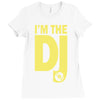 im a dj graphic tee mens Ladies Fitted T-Shirt