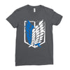 wings of freedom Ladies Fitted T-Shirt