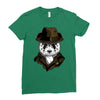 panda rorschach Ladies Fitted T-Shirt