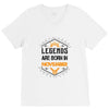 Legends are born in November V-Neck Tee