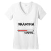 grandma loading Women's V-Neck T-Shirt