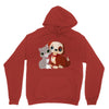 nice cat and dog Hoodie