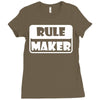rule maker Ladies Fitted T-Shirt