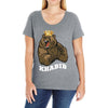 bear khabib Ladies Curvy T-Shirt