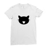 animal black Ladies Fitted T-Shirt