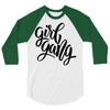 girl gang 2 3/4 Sleeve Shirt