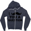 i mustache you Zipper Hoodie
