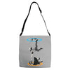 infinite loop Adjustable Strap Totes