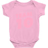 team 10 light pink Baby Onesie