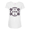 train hard Maternity Scoop Neck T-shirt