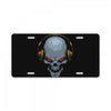 skull License Plate