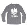 poland polska polish football flag new Long Sleeve Shirts