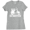 ego scooter  funny Ladies Fitted T-Shirt