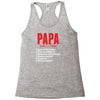Papa Noun Definition Racerback Tank