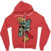 old skul dude Zipper Hoodie