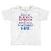 don't be jealous just because i'm a super cute november girl Toddler T-shirt