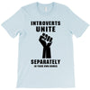 introverts unite separately in your own homes black T-Shirt