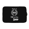 made in 1945 70 years of being awesome Laptop sleeve