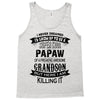 Super Cool Papaw Of A Freaking Awesome Grandson Tank Top