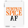 pumpkin spice af iPad 3 and 4 Case