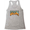 Wtf Doom Black Stroke Racerback Tank