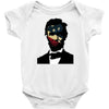 abraham lincoln independence day flag america Baby Onesie