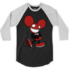 mickey mau5 3/4 Sleeve Shirt