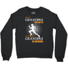 the best grandpas go running Crewneck Sweatshirt