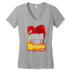 burn the patriarchy Women's V-Neck T-Shirt