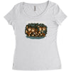 where the halflings are Women's Triblend Scoop T-shirt