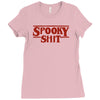spooky shit Ladies Fitted T-Shirt